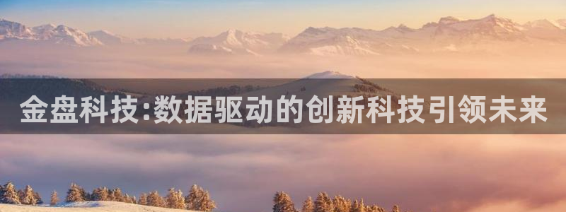 金盘科技:数据驱动的创新科技引领未来