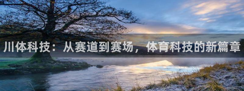 川体科技：从赛道到赛场，体育科技的新篇章